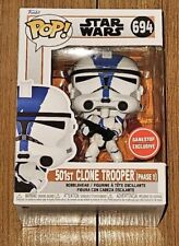 Funko Pop Star Wars #694 501st Clone Trooper Phase II Gamestop Exclusive picture