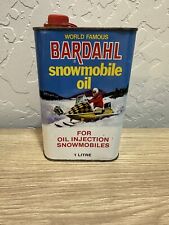 BARDAHL SNOWMOBILE OIL CAN BARDAHL OIL CAN 1 LITRE OIL CAN *full* picture