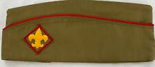 Vintage 1960s-70s Boy Scout KHAKI Diamond Garrison Cap BSA Hat Uniform SZ Small picture