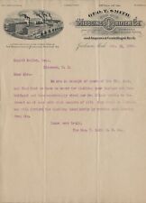 1889 Business Letter George Smith Middlings Purifier Co Jackson  Michigan picture