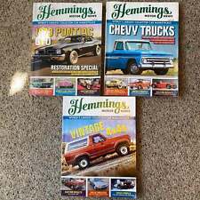 Vintage Hemmings Motor News Magazines 3 Pieces Lot picture