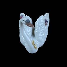 Lladro Porcelain White Swan Figurine  #6499 Spain 6 Inch VTG picture