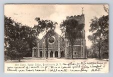 Poughkeepsie NY- New York, New Chapel, Vassar College, Vintage c1905 Postcard picture