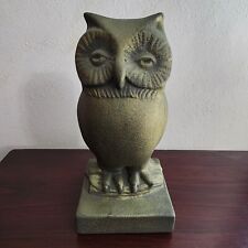 Vintage MCM Hyalyn Textured Owl Figurine Statue picture