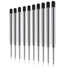 10 X Black Blue Ballpoint Pen Refill for Parker Cross Compatible Ink Replace picture