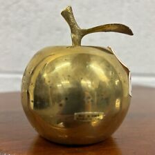 Vintage Hollow Brass Apple by Decorative Crafts, Inc. picture