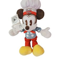 NWT 2016 International Food & Wine Epcot Mickey Mouse Plush Animal Doll Chef picture