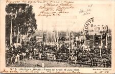 Vintage Postcard Uruguay Minas Fiesta del Arbol 1905 A7 picture
