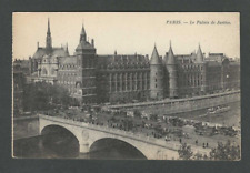 Ca 1913 Post Card France Courthouse picture