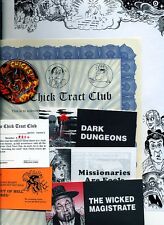 Jack Chick tract club kit (w/ rare tracts, Dark Dungeons, etc.) Great Gift picture