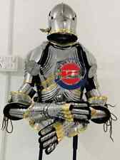 Medieval 18G Steel Knight Combat Halloween Gothic Wearable Half Body Armor Suit picture