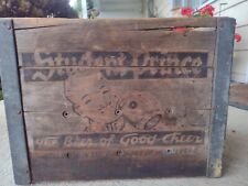 HEIDELBERG STUDENT PRINCE BEER ANTIQUE WOOD BOTTLE CRATE COVINGTON KENTUCKY KY picture