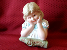 Vintage Gebruder Heubach Bisque Porcelain Girl Figurine #38 picture