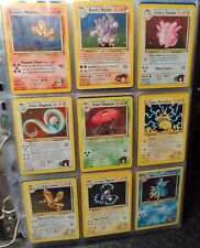 Complete Gym Heroes Set Pokemon Cards 132/132 WOTC 2000 Mint Electabuzz + Swirls picture