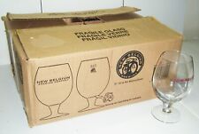 12 NEW New Belgium Brewing Co. Stemmed Tulip Beer Glasses picture