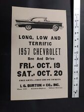 1957 Chevrolet Broadside 57 Chevy Milford Delaware  
