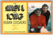 1970s SANDLER & YOUNG KUBAN COSSACKS JOHN ASCUAGAS NUGGET CASINO NEVADA POSTCARD picture