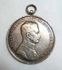 Austria / Hungary Karl I Silver Bravery Medal Kautsch WW1 FORTITVDINI picture