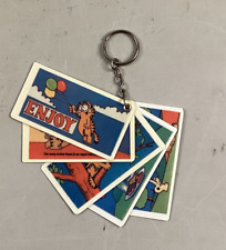 Vintage Garfield Mini Deck Of Comic Cards Keychain  picture