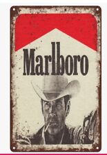 MARLBORO Man METAL CIGARETTE  Vintage Style SIGN Cowboy picture