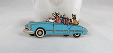Disney DLR Pin - Mickey Minnie Mouse Goofy Donald Pluto - Walt's Blue Cadillac picture