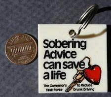 1980s Era St. Louis Missouri Budweiser Beer Anti-Drunk Driving keychain VINTAGE- picture