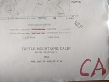 USGS Topo Map 7.5' Turtle Mountains, CALIFORNIA N3415-W11445 (1954) picture