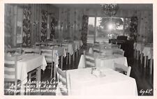 Albia IA Darlene's Cafe Inside~Split-Level Keyboard Organ~Benton Ave? RPPC 1955 picture