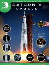 SATURN V APOLLO NASA Moon Mission Plastic model Rocket Spacecraft 3D Print picture