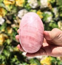 110MM Pink Rose Quartz Lingam Chakra Balance Crystal Healing Gemstone Lingam picture