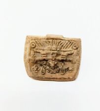 Vintage Pre-columbian Style Teotihuacan Clay Seal/Stamp picture