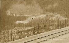 TUNNEL FIELD Canadian Pacific Railway POSTCARD Real Photo RPPC FOUND 98 12 L picture