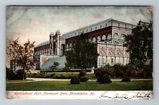 Philadelphia PA-Pennsylvania Horticultural Hall Fairmount Park Vintage Postcard picture