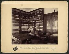 Jefferson Davis' Library,office,books,RE Hinchey,Beauvoir,Mississippi,MS,c1898 picture
