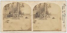Stereo circa 1865. Place of Pilgrimage to the God of the Chinese. China. China. picture
