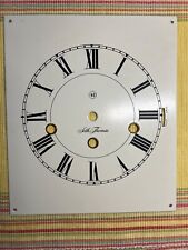 Vintage Seth Thomas  8-3/4 x 7-1/2 Metal Clock Face Model 1308-000 No screws picture