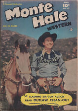 OUTLAW CLEAN-OUT, MONTE HALE COMIC BOOK HAND SIGNED BY MONTE HALE picture