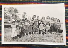 Panama San Blas Women And Children With Albino Girl Postcard 1 picture
