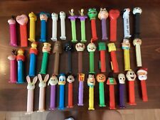Pez Candy Dispensers~ Vintage Lot of 34 Dispensers picture
