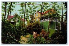 1909 Summer Homes Epworth Heights Ludington Michigan MI Antique Vintage Postcard picture