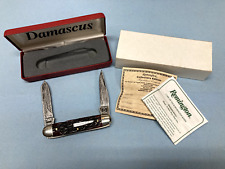 Remington 2000 DAMASCUS - R4353-D - Sterling Silver Bullet Knife picture