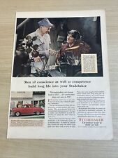 1947 Studebaker Car Vintage Print Ad Life Magazine Shop Work picture