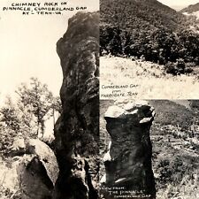 x3 LOT 1930s KY TN VA Cumberland Gap RPPC Pinnacle Real Photo Set Harrogate A175 picture