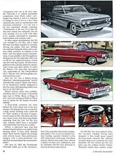 1961 1962 1963 1964 CHEVROLET IMPALA BELAIR BISCAYNE 20 pg Color Article CHEVY picture