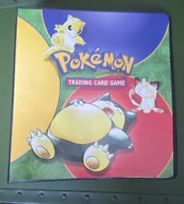 Vintage 1999 Official Nintendo Pokemon Trading Card Game  3 Ring Binder Folder picture