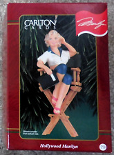 1999 Carlton Cards Marilyn Monroe Ornament - Hollywood Marilyn - New in Box NIB picture