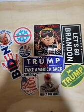 10PCS Set Trump 2024 Bumper Sticker Stickers Take Save America Back Donald MAGA picture