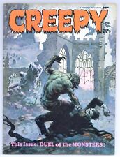 Creepy 7 (VF) Frazetta werewolf vampire cover + 1 pg Alex Toth 1966 Warren Y441 picture