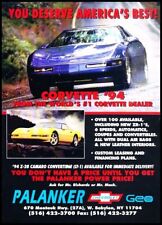 1994 Corvette Palanker Chevrolet Vintage Advertisement Print Art Car Ad D137 picture