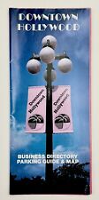 1989 Downtown Hollywood Florida Vintage Business Directory Map Guide Parking Ads picture
